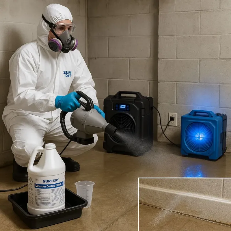Sanitization and Odor Removal process in Bettendorf, IA